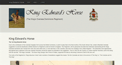 Desktop Screenshot of kingedwardshorse.net