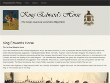 Tablet Screenshot of kingedwardshorse.net